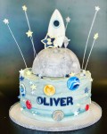 Galaxy cake | Rocket cake, Cake, Galaxy cake