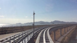 인천공항 자기부상열차 합동청사역에서 워터파크역까지 | 여행, 장소