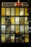glass partition! love it | 색 유리, 유리