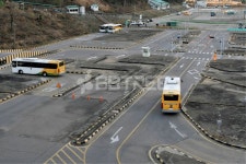 도로교통공단 운전면허 대형면허 코스 시험장  Yanggiri, 사진, 도로교통공단, 운전, 면허, 1종, 대형, 코스, 시험장, 실외, 야외, 검정, 면허증... 