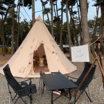 2019 Feb, 몽산포 오토캠핑장 추천 | 텐트, 캠핑, 식탁매트