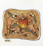 이중섭의 그림 중에는 아이들을 모델로 한 그림이 많다. 복숭아를 중심으로 뒤엉켜 있는 순진무구한 표정의 벌거벗은 아이들의 모습은 낙원의... 