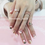 Rachel Kim on Instagram: “#순수#순수도산점#순수도산점네일#가을네일#가을젤네일#가을젤네일아트#autumnnails#soonsoobeauty”... 