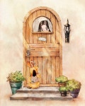  Its a silent knock. Who could it be? 똑똑. 작은 노크 소리와 함께 찾아온… | 예술, 귀여운 예술, 애니메이션 아트