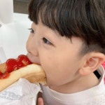 _1663_ 바울아, 종이는 먹는거 아니에요~~ 엄마 손도 먹는거 아니에요~~ 댕댕이처럼 와구와구 왕왕 먹네🐶 ♥️🌭🥫... 