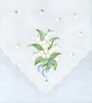 Beautiful lily of the valley floral embroidery | 바느질 강좌, 강좌, 자수