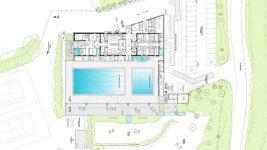 Image by 조은영 on 체육센터 | Architecture, Floor plans, Design