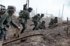 German troops of the 6th Army move into the suburbs of Stalingrad, late Sept 1942 | 세계 대전, 제2차 세계대전, 세계