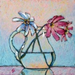 Memories of South Korea - Original Fine Art for Sale - ©Dorothy Jenson | 꽃