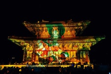 제13회 도선국사문화예술제 - 미디어 아티스트 진시영 <월인천강> | 아티스트, 사진, 미디어