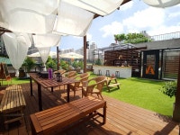 (3F) Rooftop Terrace (루프탑 카페하루) The one of most beautiful Rooftop in Seoul | 테라스 장식, 패티오, 야외 테라스