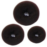 3 개 스폰지 여성 소녀 헤어 롤빵 링 도넛 셰이퍼 헤어 스타일러 메이커 3 크기 | Hair donut, Bun hairstyles, Womens hairstyles