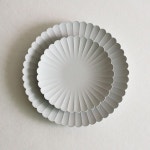 Flower plate - 2023 | 석고 틀, 빈티지 접시, 도기