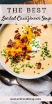 Creamy Loaded Cauliflower Soup | Recipe in 2022 | Bacon soup recipes, Cauliflower potato soup, Roasted cauliflower soup