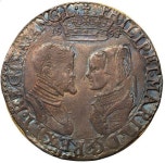 Mary I & Philip Shilling, 1554 - was the first English coin to bear a double portrait. | 동전, 장식품