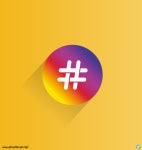 해시태그 로고 일러스트 ai 무료다운로드 free hash tag logo, #어반브러시, #무료일러스트, #일러스트레이션, #디자이너타미... 