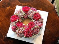 #하루가달고나 #케익 #떡케익 #주문제작 #떡카페 #망원동 #꽃케익  #flowercake #ricecake #decorating #cake #weddingcake... 