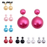5 짝/몫 도매 패션 진주 스터드 귀걸이 보석 캔디 색상 16 미리메터 볼... 100% 새로운 브랜드크기: 16 미리메터-8 미리메터포장: 한 pc…