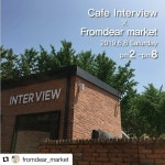 Repost @fromdear_market (@get_repost) ・・・  인터뷰카페× 프롬디어마켓 🕰6월8일 토요일 🕰14:00~20:00 🕰유성구... 
