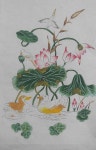 민화 자격증과정 ~ 중급 2차시 | 연꽃 그림, 한국화, 그림