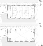 학교, 학교 건물, 콘크리트 블록