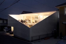 [주택디자인] 사선절개가 특이한 프라이버시에 좋은 일본주택_House kn | 주거용 건축, 집 건축