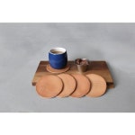 Coasters for my OOAK workshop proposal. | 가죽공예