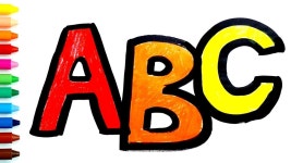 어린이영어 알파벳 색깔영어 배우기  Learn Alphabet A to Z coloring and drawing for kids ... | 배우기, 알파벳