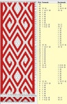 30 tarjetas, 2 colores, repite cada 36 movimientos // sed_389 diseñado en GTT༺❁ | 매듭, 제품 디자인