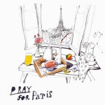 Pray for paris, Peace for paris // @moreparsley on Instagram | 컬러 드로잉, 일러스트레이션, 스케치