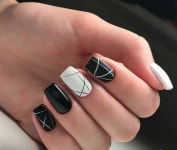 Pin by 진샛별 on n a i l s | Lines on nails, Punk nails, Line nail designs
