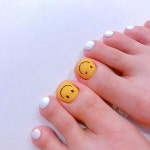•Nail Design 스마일 네일/패디큐어 모음~! 😊 | 한국 네일 아트, 패디큐어, 한국 네일