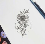 Pin de 동은 오 em 펜 드로잉 | Tatuagens de girassol, Tatuagem, Fazer uma tatuagem