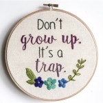 handmade #madeinmn #minnesota #embroidery #embroideryhoop #hoopart #quote #truth #adulthood #etsy #craftsposure | 자수
