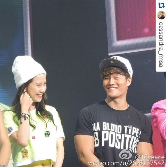 weibo 10veace  #runningman #런닝맨 #racestarts3 #racestartinshanghai #런닝맨투어  #런닝맨팬미팅  #kimjongkook #김종국...