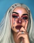 Cry baby 💦 INSPO(이미지 포함) | 메이크업, 아이섀도우, 할로윈