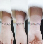 Watercolor Tattoos Korean Style | 팔찌 문신, 문신 디자인, 멋진 문신