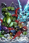 (THOR VS HULK) Drawn By: Mike Deodato, Color By: AngeloCarvalho. ÅWESOMENESS!!!™ ÅÅÅ+ | 코믹 아트, 인크레더블 헐크, 마블... 