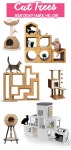 Modern cat trees that dont make me cry. | Unique climbing trees for cats that wont clash with your decor. | Modern Cat Supplies... 