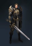 ArtStation - knight, jiyun lim | 갑옷, 전사, 황제
