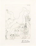 Pablo Picasso, ‘Television: Gymnastique au Sol..., from the 347 Series’, 1968 | 예술