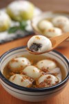 osmanthus sesame tangyuan ( sticky rice balls) 桂花黑芝麻湯圓 #食譜 | Asian food photography, Food, Ancient chinese food