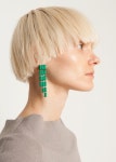 Green Chandelier Drop Earrings – The Frankie Shop | 쥬얼리