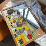 걸어놔야지◡̈ - - - #오키페이퍼 #스테인드글라스 #모자이크 #대전스테인드글라스” | ステンドグラス 오키페이퍼 / 대전 스테인드글라스 on... 