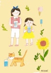 93번째 이미지 | 교과서, 자매, 여름