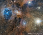Antares region in Infrared Credit: DSS/WISE/Giuseppe Donatiello(이미지 포함) | 은하