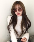 다영 on Instagram: 전 화이트 브라운을 제일 좋아합니다 in 2023 | Potongan rambut panjang, Rambut panjang, Ide potongan rambut