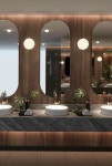Pin de eun young en 푸드상업공간 en 2020 | Diseño de baños, Baños de lujo, Baños de hotel