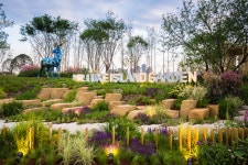 흥미로운 풍경의 미스터 럭스 아일랜드 가든 – mooool | Landscape, Wall signage, Landscape architecture