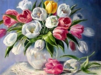 тюльпаны натюрморт - Поиск в Google | 정물, 아트